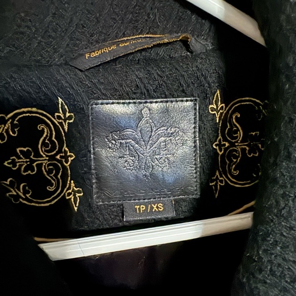 Mackage Black Trench Coat with Belt - Picture 6 of 13